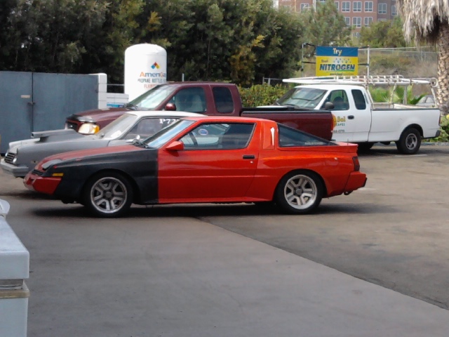 Sittin at the gas station 