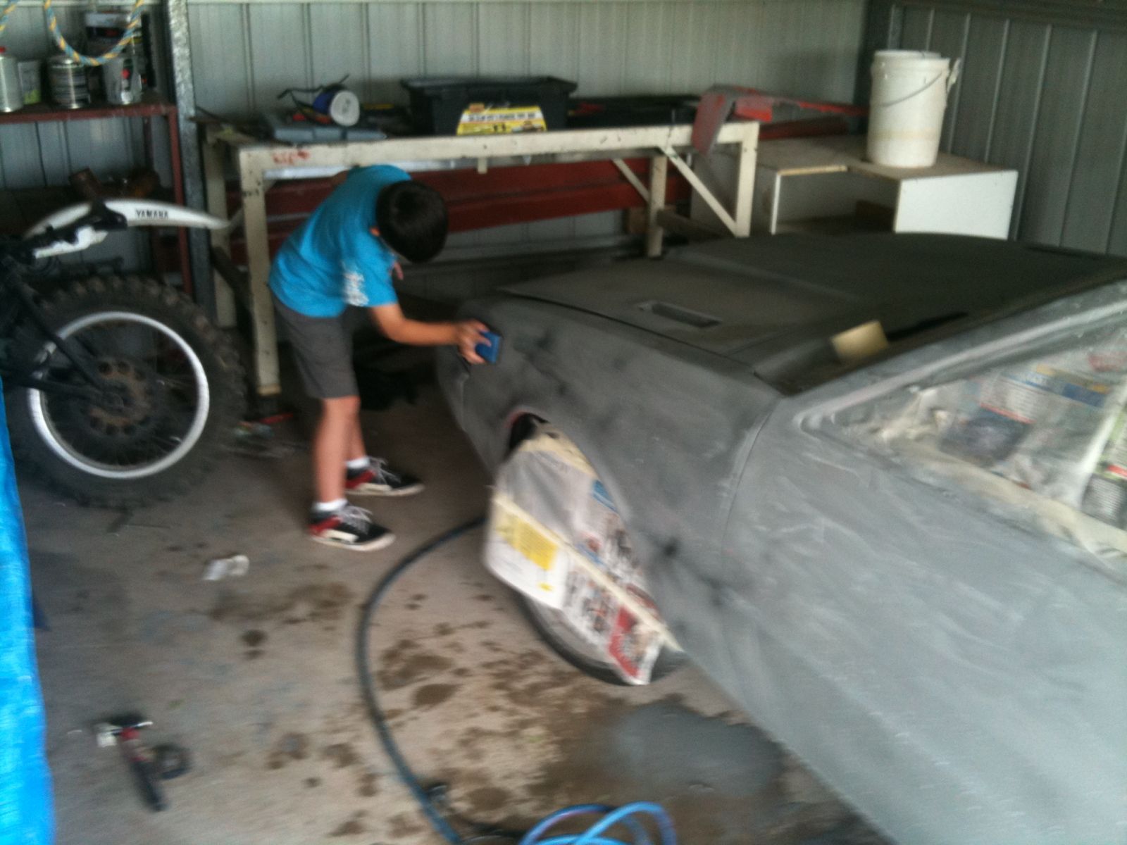 never to young to work on a starion