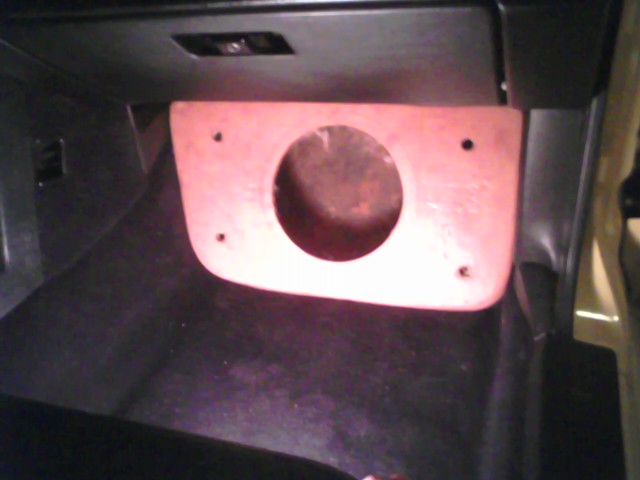 8" in passenger footwell