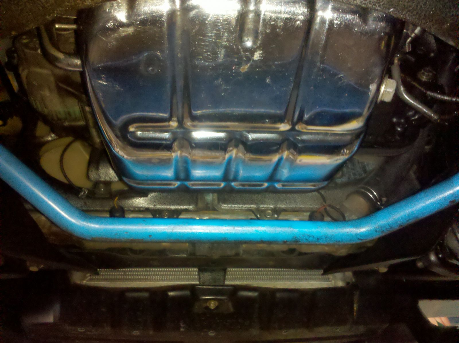 oil pan & more all chromed out!