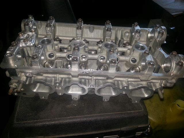 Machined cylinder head