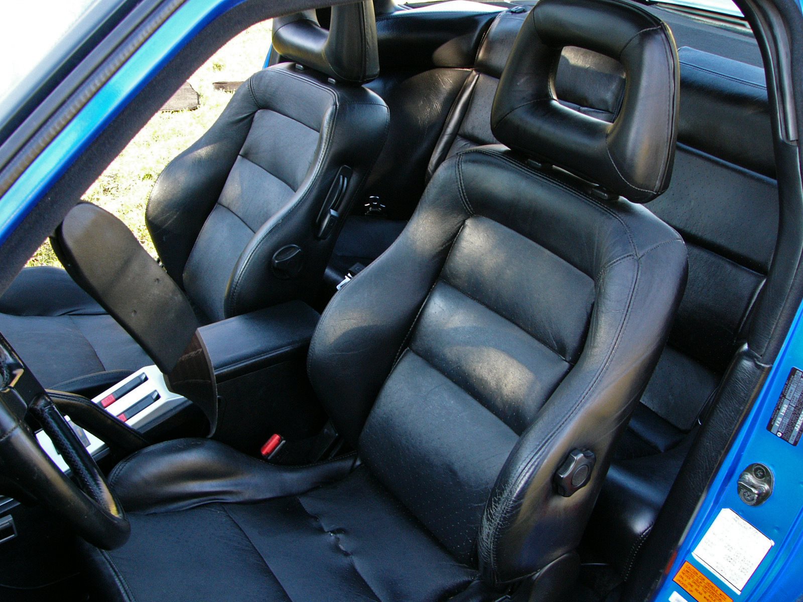 Blue on black...classic