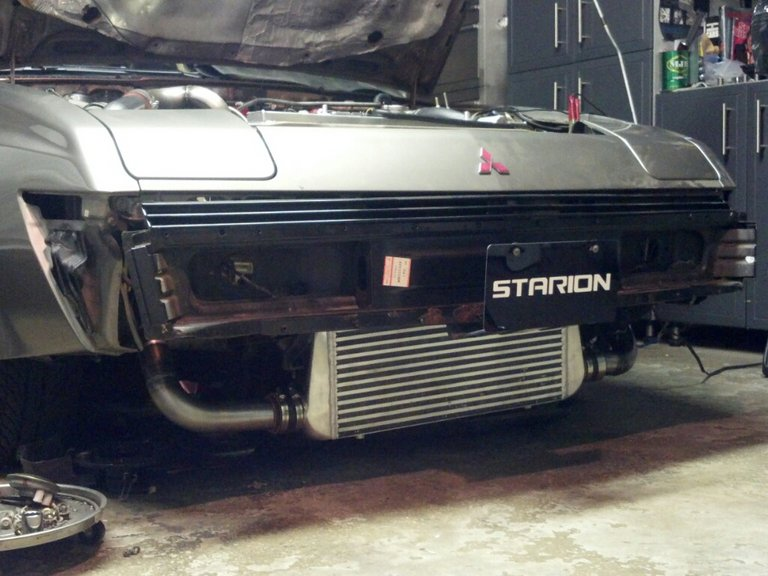 Oh my what a big intercooler you have