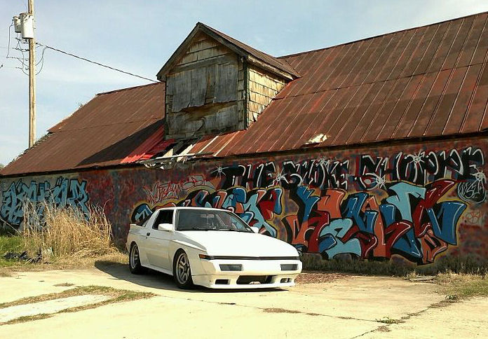 87 white starion