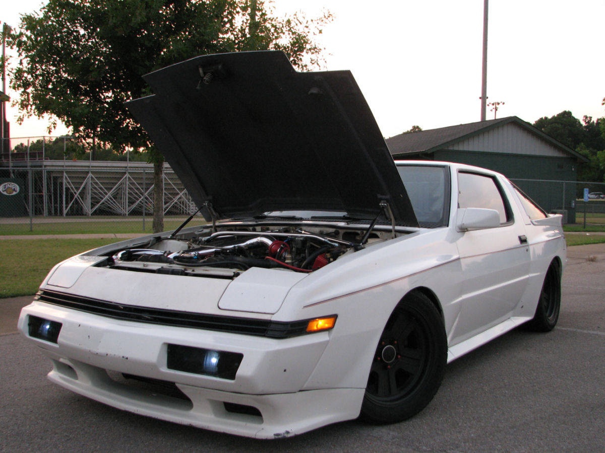 87 white starion